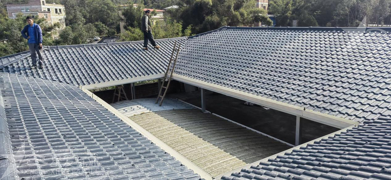 如何保證合成樹脂瓦屋面防水效果？正確的坡度很關(guān)鍵