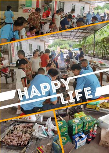 星發(fā)樹脂瓦廠家，組織一次全體員工集體活動。星發(fā)精神，服務社群。